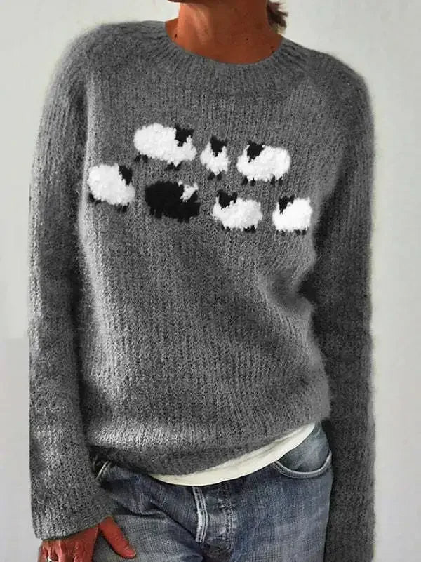 Women's Colourful Patterned Sweater