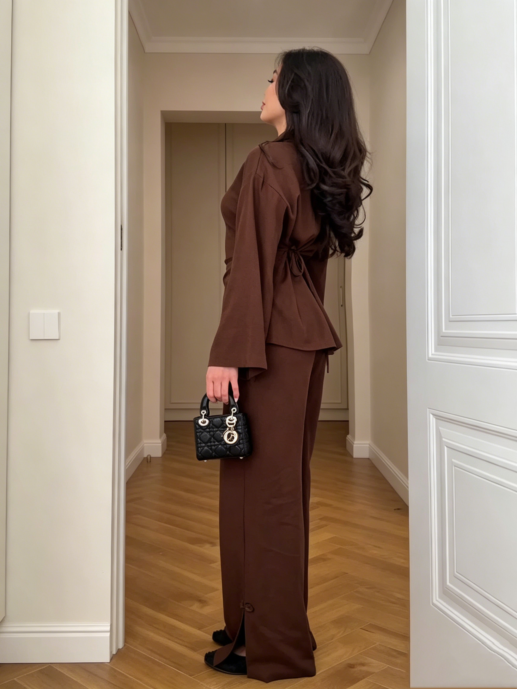 Women’s Linen Blend Shirt and Pants Set