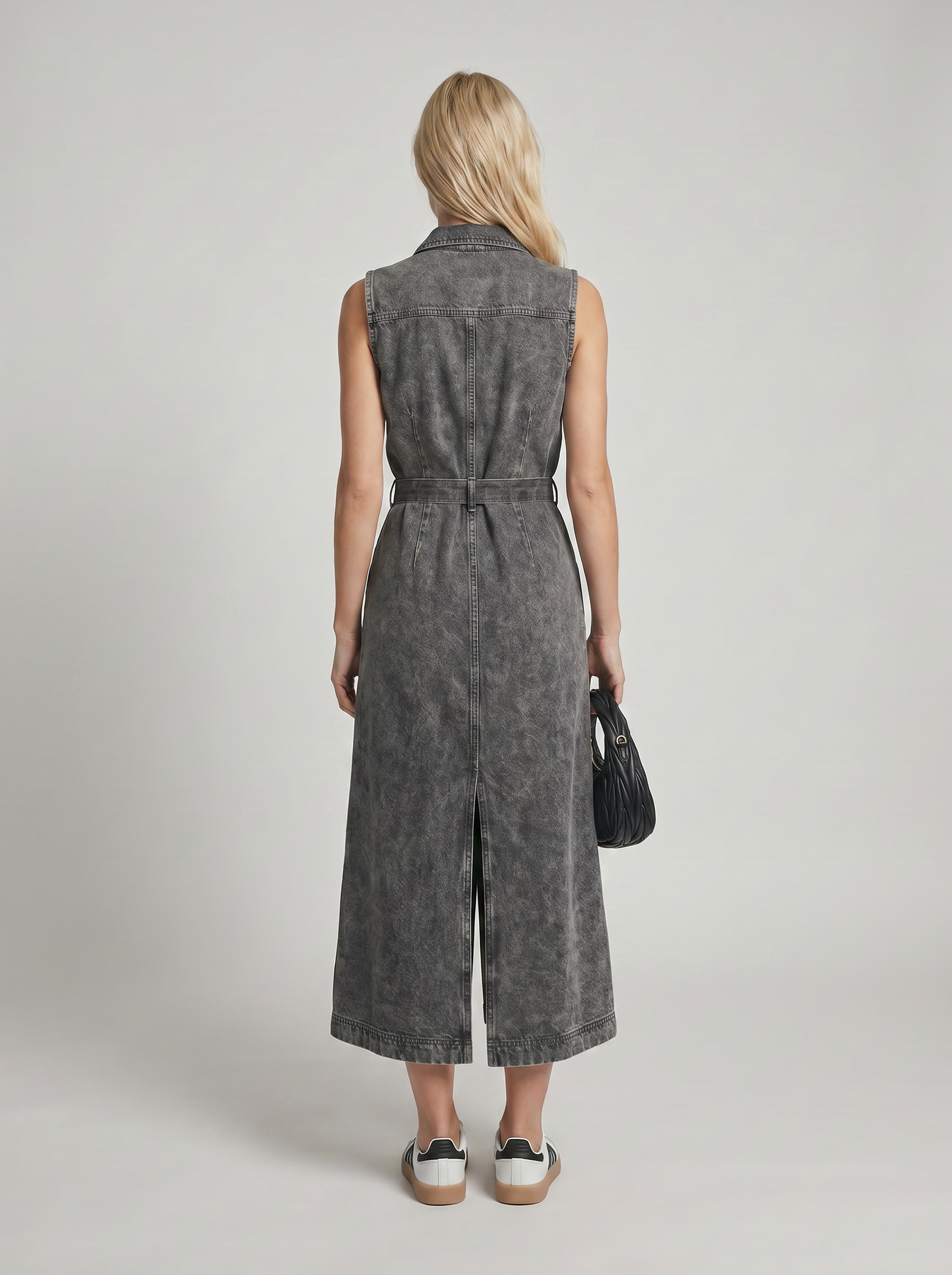 Women's Denim Maxi Dress