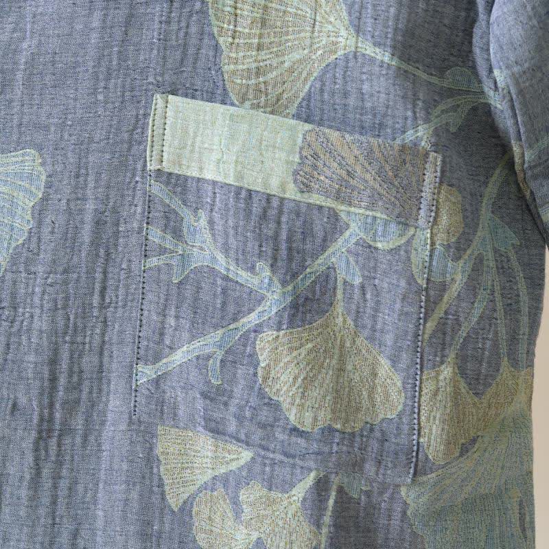 Women’s Reversible Organic Cotton Kimono Bathrobe