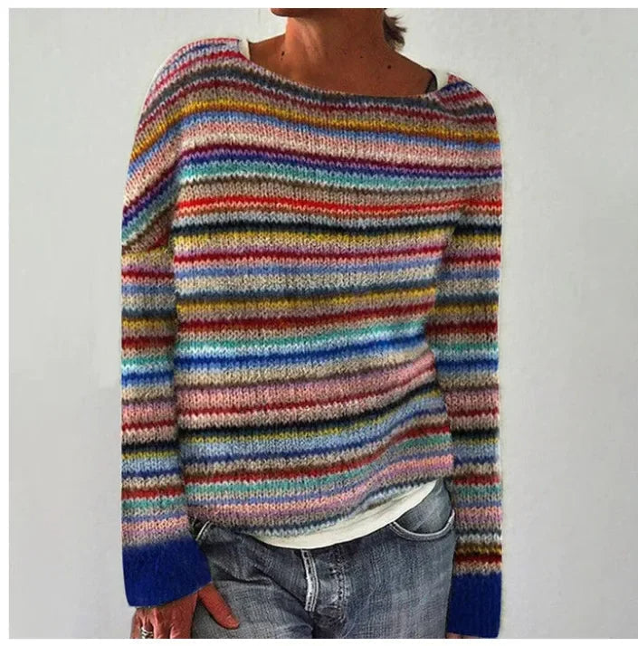 Women's Scandinavian Patterned Sweater