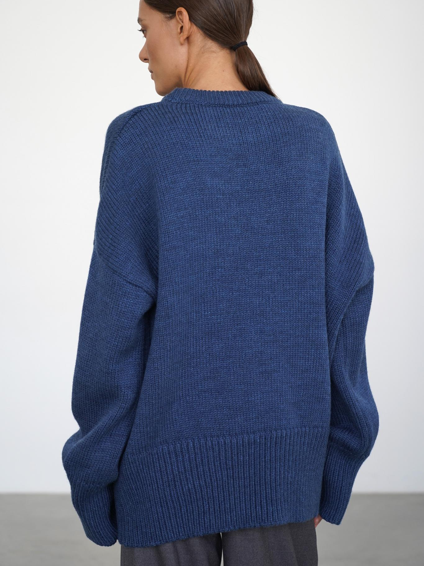 Women's Viscose Blend Crew-Neck Sweater