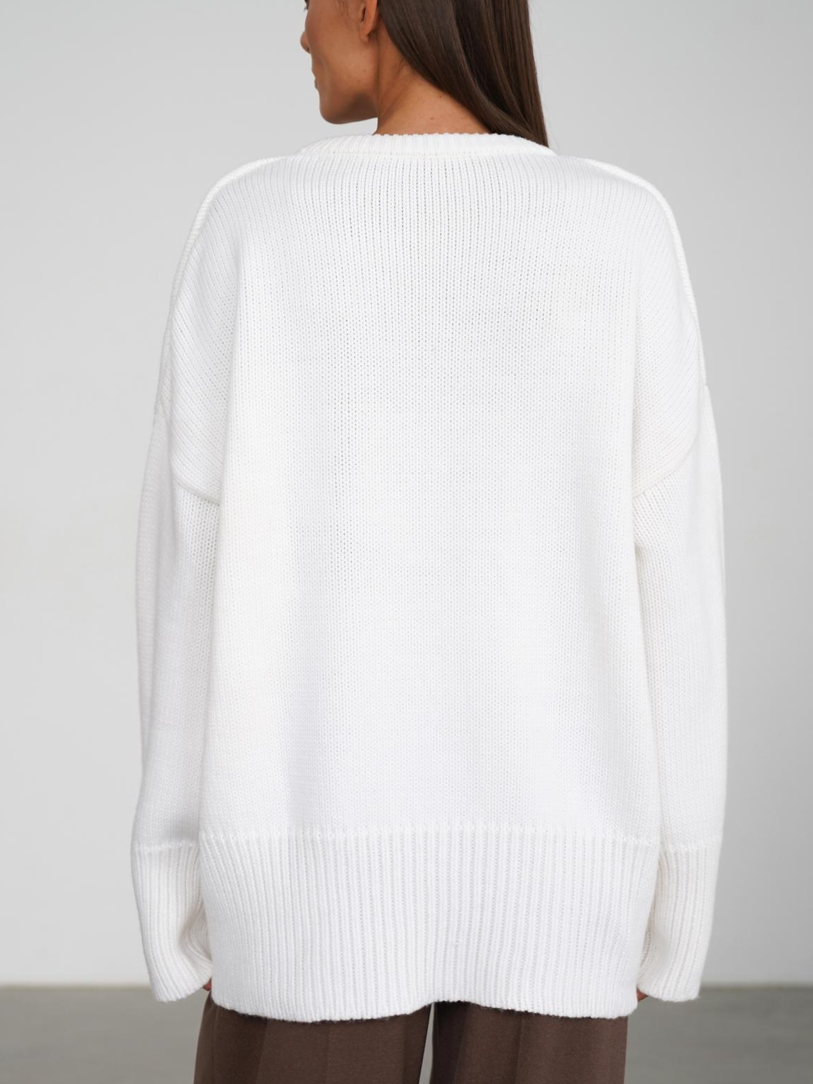 Women's Viscose Blend Crew-Neck Sweater