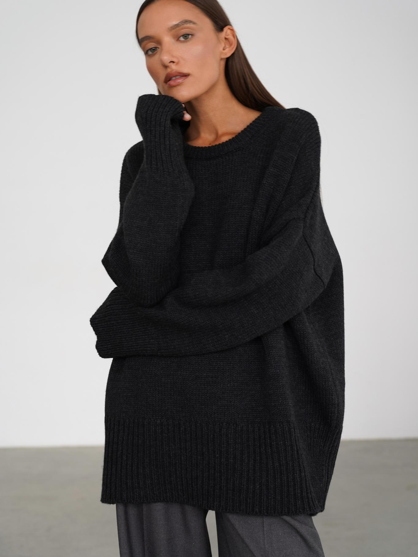 Women's Viscose Blend Crew-Neck Sweater