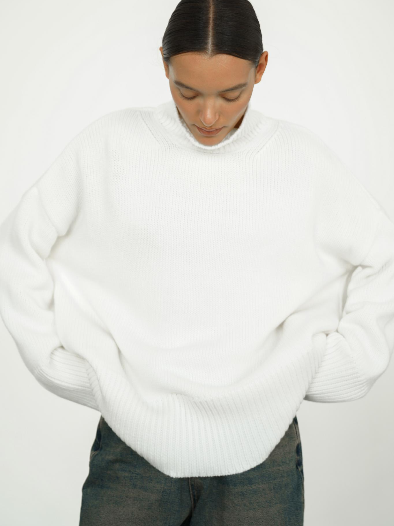 Women's Wool Blend Turtleneck Sweater