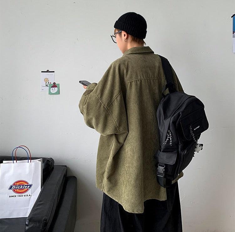 Men's Oversized Corduroy Shirt